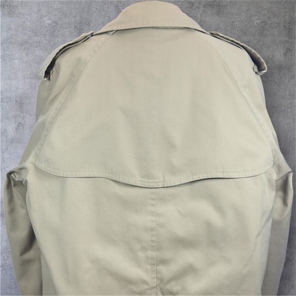 Vintage 80's Burberrys Prorsum Trench Coat Long England Classic Chic Size 42 - Picture 9 of 13